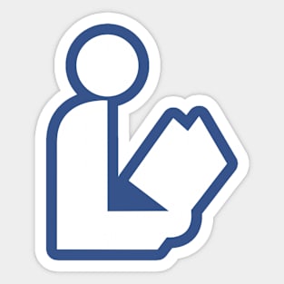 National Library Symbol Sticker